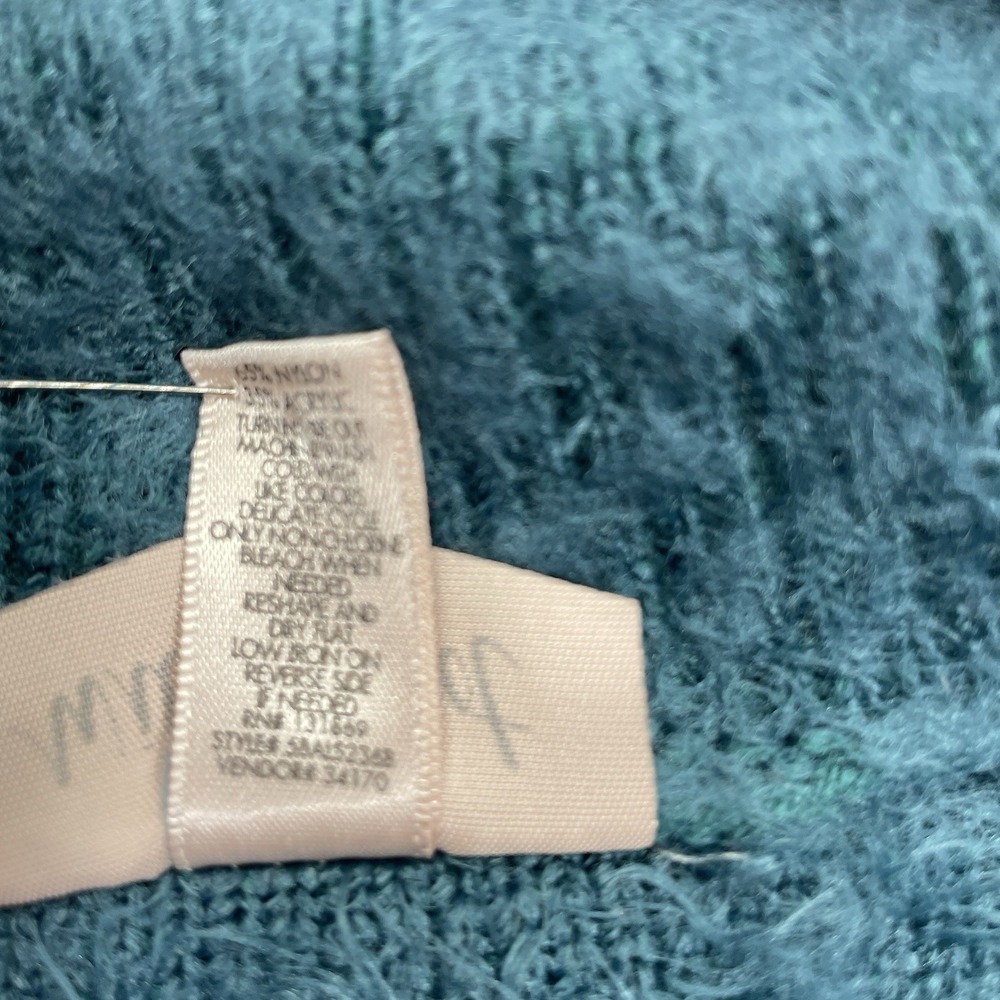 Willow & Root Women's Crop Button Up Sweater Sz Small L/S Collared Fuzzy Thick - Picture 7 of 8
